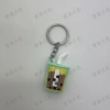 Cute and unique milk tea cups, couple keychains, popular bubble milk tea cup pendants, car key pendants Item Picture